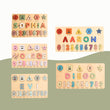 Puzzle éducatif en bois - Chiffres & Lettres