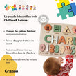 Puzzle éducatif en bois - Chiffres & Lettres